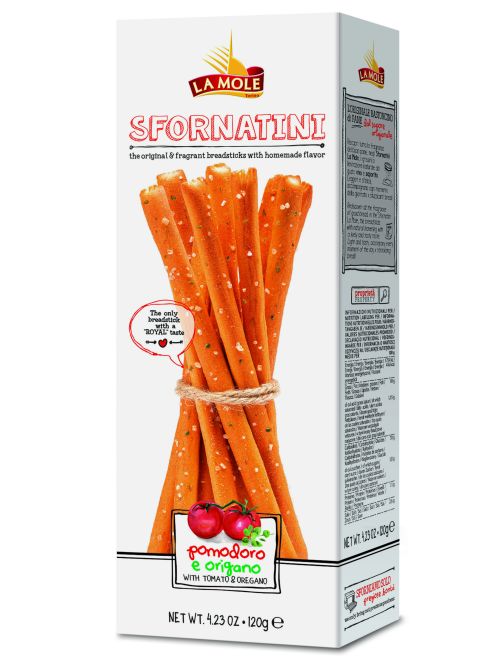 Grissini _Sfornatini Pizza&origano Tomato LA MOLE 120g
