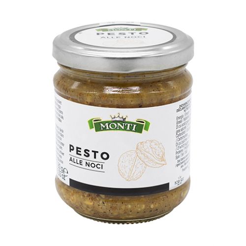 PESTO al noci-originalne Pesto-natierka  s vlašskými orechami  a DOP Grana padano syrom 180g