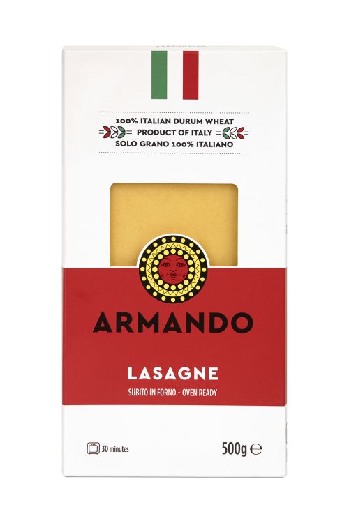 Lasagne Armando 500g,sušená semolinová cestoviny ,platky