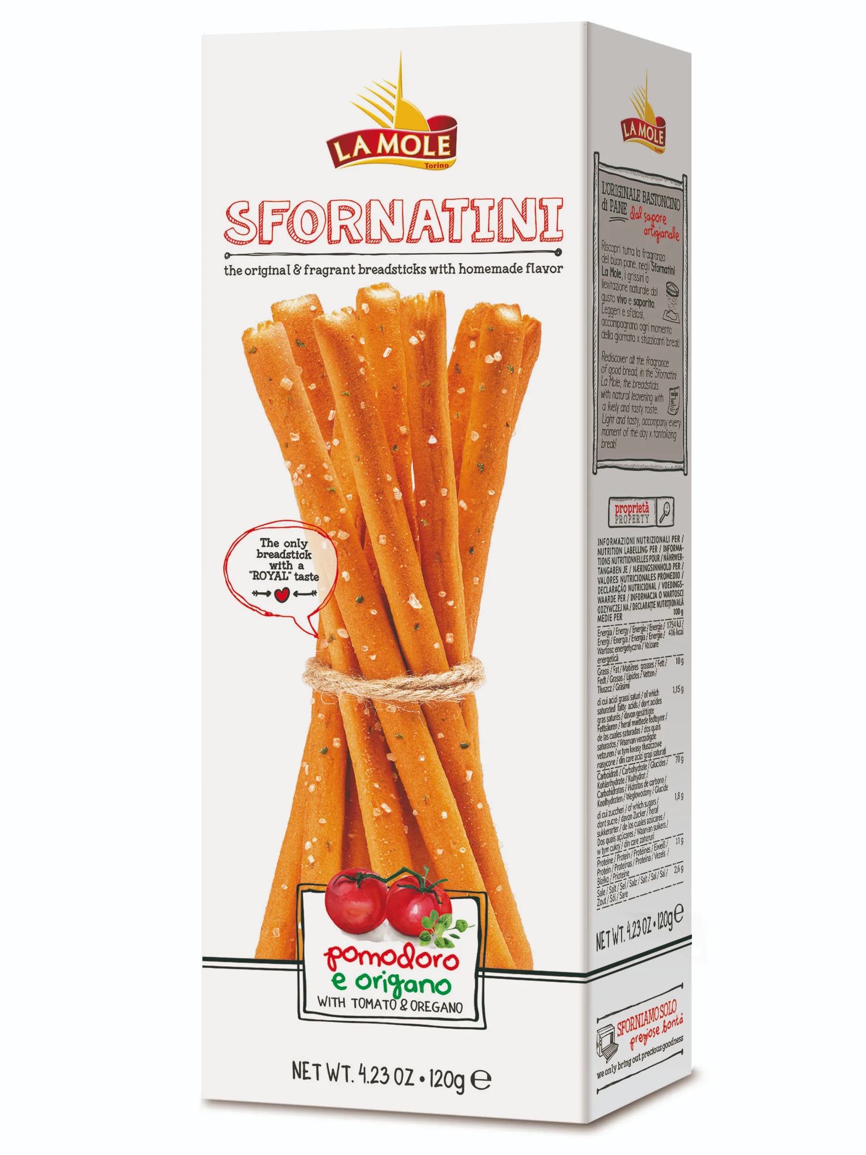 SFORNATINI alla PIZZA , z oblast Piemonte 120g v PAP krabičke